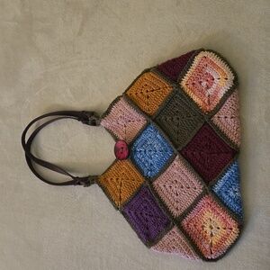 Crotchet Granny Square Handbag